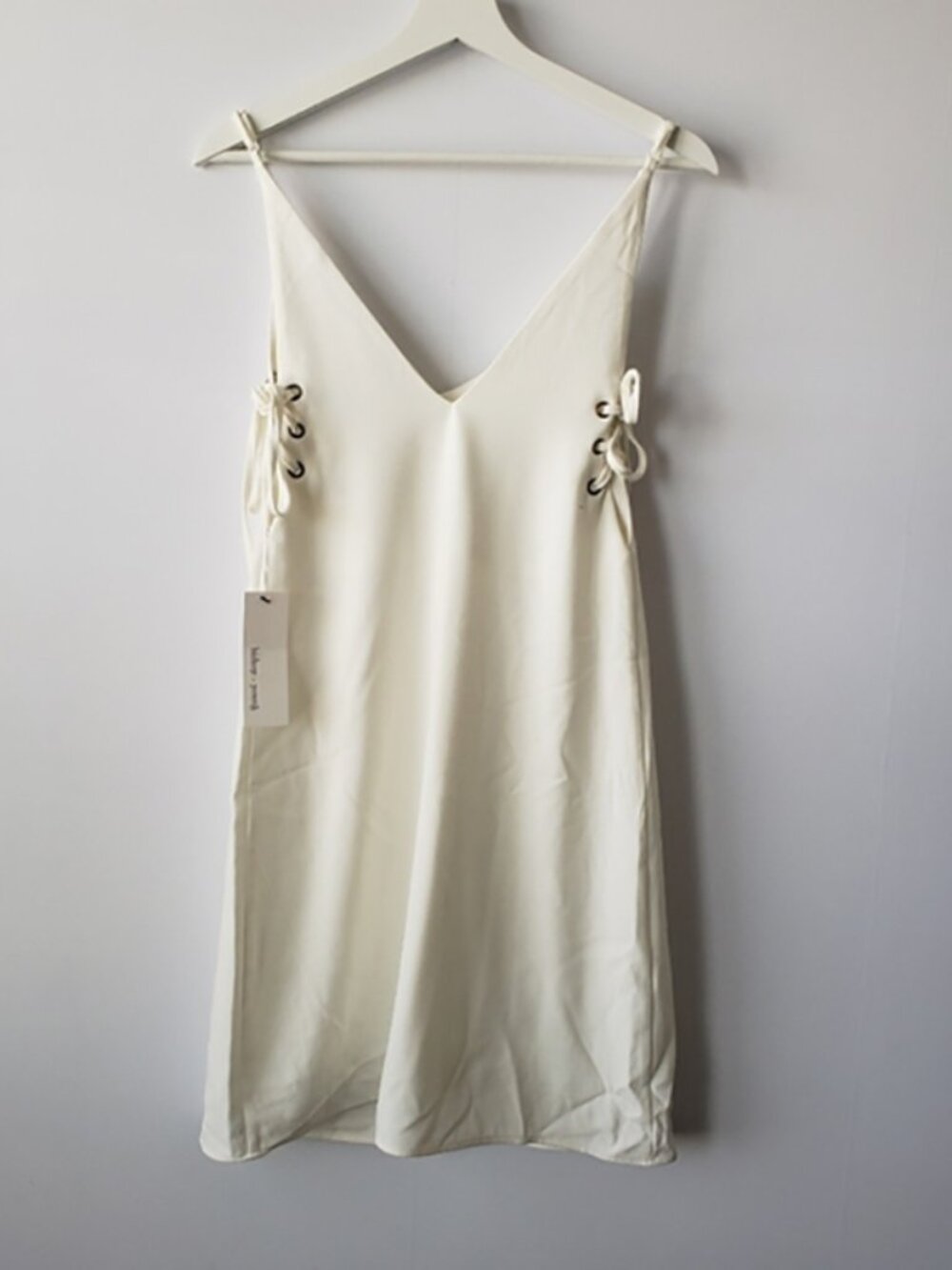 Bishop+young ana lace up shift dress size S